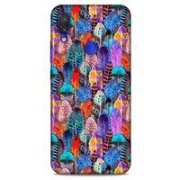 Xiaomi Redmi Note 7 Kılıf Desenli Özel Seri Tüyler (39) Liquid Crystal Kılıf