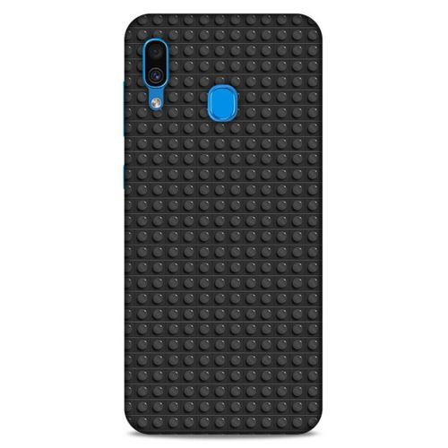 Lopard Samsung Galaxy A30 Uyumlu Kılıf BloX (8) Baskılı Kılıf Siyah