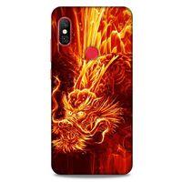 Xiaomi Redmi Note 6 Pro Kılıf Dragons (12) Koruyucu Silikon Ateş Ejderhası
