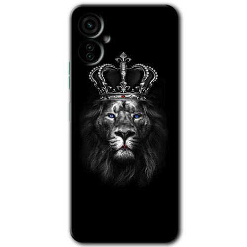 Tecno Spark 9 Pro Kılıf HD Desen Baskılı Arka Kapak - King Lion