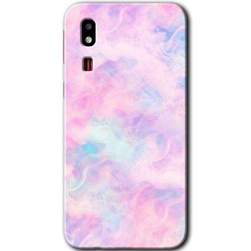 Potkal Hediye Fabrikası Samsung Galaxy A2 Core Kılıf HD Desen Baskılı Arka Kapak - Pembe-Duman