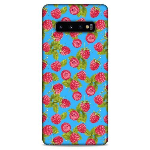 Frutix Ahududu 01 Samsung Galaxy S10 Plus Kılıf Desenli Silikon