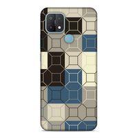 Oppo A15 Uyumlu Kılıf Insomnia (50) Shockproof Kılıf Kahve Siyah