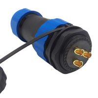 SD28 Su Geçirmez 3 Pin  Erkek-Dişi Yuvarlak 28 Mm Konnektör