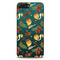 Frutix Portakal 01 Apple Iphone 7 Plus Kılıf Desenli Silikon