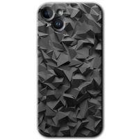 iPhone 14 Plus Kılıf HD Desen Baskılı Arka Kapak - Temperli Cam - Dark Broke