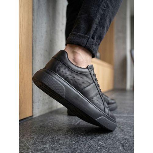 BA0247 Erkek Sneaker Günlük Casual Spor Ayakkabı Siyah Taban