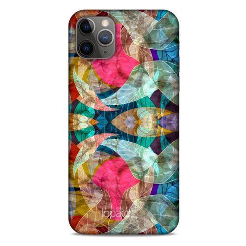 Apple Iphone 11 Pro Max Kılıf Pastel Renkler (10) Full Koruma Kılıfı Fuşya Yeşil