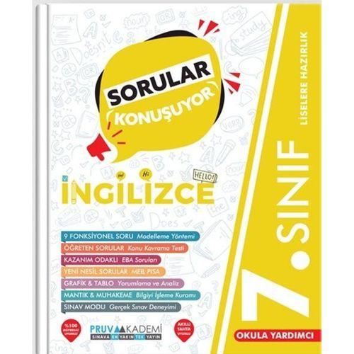 7. Sınıf İngilizce Sorular Konuşuyor Pruva Akademi