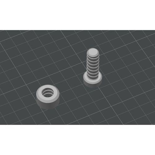 Fındık Cıvatası 0.6mm Tolerans Testi (Bu ürün Sadece Plastik parçadır - Almadan Önce Soru Sorabilirsiniz)