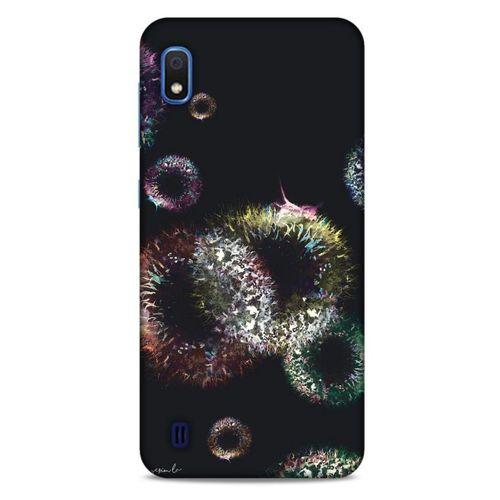 Y.Liva-2021 Özel Seri Siyah Soyut-54 Samsung Galaxy A10 Kılıf Silikon Kapak
