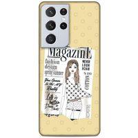 Lopard Samsung Galaxy S21 Ultra Uyumlu Kılıf Sokak Modası (5) Koruma Kabı