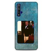 Huawei P Smart S Y8P Kılıf Atatürk (30) Silicone Case Turkuaz Taş