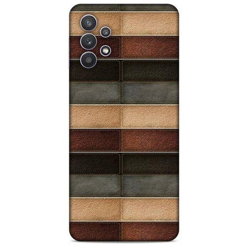 Lopard Samsung Galaxy A32 Uyumlu Kılıf Patchwork (20) Koruyucu Kılıf