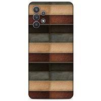 Lopard Samsung Galaxy A32 Uyumlu Kılıf Patchwork (20) Koruyucu Kılıf