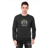 Napalm Death Baskılı Füme Antrasit Erkek Sweatshirt