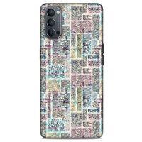 Oppo Reno 4 Kılıf Pastel Renkler (7) Telefon Kılıfı Pembe Mavi