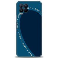 Realme 8 Pro Kılıf HD Baskılı Kılıf - Amor Mavi + Tam Ekran Koruyucu