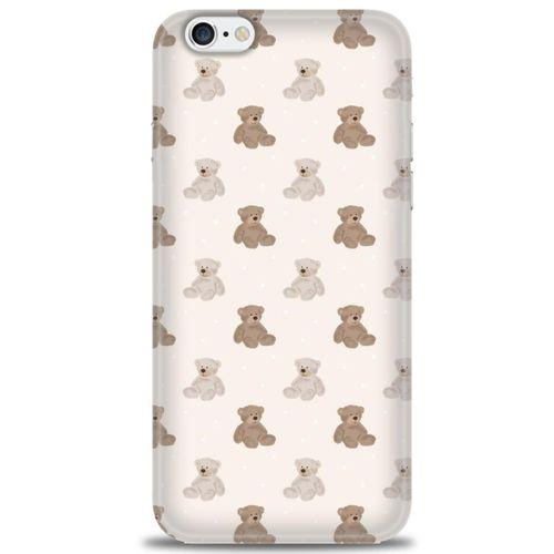 iPhone 6 Plus Kılıf HD Baskılı Kılıf - Ayıcıklar + Tam Ekran Koruyucu