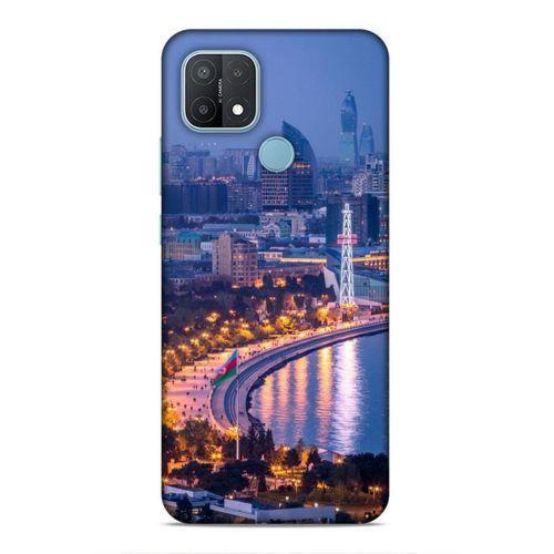 Oppo A15 Uyumlu Kılıf Azarbaijan (29) Arka Koruma Kılıfı Akşam Şehir