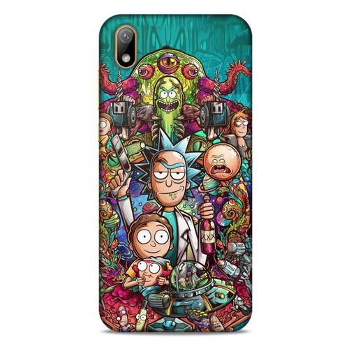Huawei Y5 2019 Uyumlu Kılıf Rick And Morty (32) Soft Silikon Kılıf Cronenberg Morty