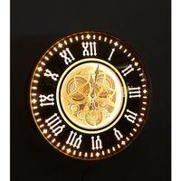 Özel Tasarım Metal Çarklı Ledli Duvar Saati