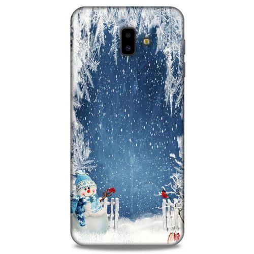 Samsung Galaxy J6 Plus Kılıf Snowix (6) Silikon Kılıf Açık Mavi