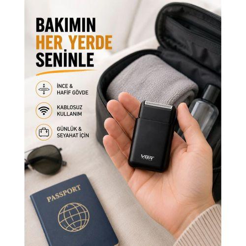 Elektrikli Tıraş Makinesi Çift Başlıklı Ultra İnce Tasarım