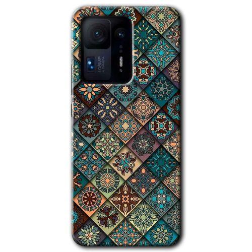 Mi Mix 4 Kılıf HD Desen Baskılı Arka Kapak - Mandala Desen