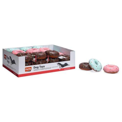 Karlıe Donat Figürlü Sesli Köpek Oyuncağı (12cm)