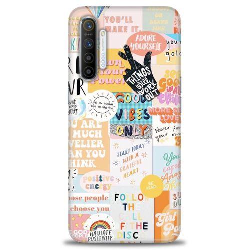 Realme XT Kılıf HD Baskılı Kılıf - Follow + Tam Ekran Koruyucu