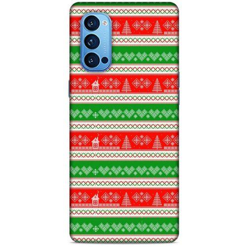 Kazak (27) Desenli Silikon Kapak Oppo Reno 4 Pro Kılıf