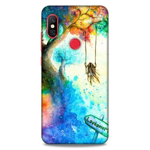 Lopard Xiaomi Mi A2 Lite Uyumlu Kılıf Manipülasyon ☻ (47) Crystal Flex Kılıf Baskılı