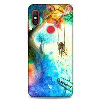 Lopard Xiaomi Mi A2 Lite Uyumlu Kılıf Manipülasyon ☻ (47) Crystal Flex Kılıf Baskılı