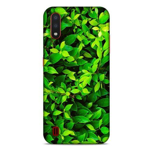 Lopard Samsung Galaxy A01 Uyumlu Kılıf Bahar (29) Arka Koruma Kılıfı Açık Yeşil