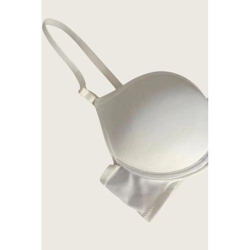 Mikro Kumaş Push Up Dolgulu Balenli Günlük Tek Destekli Sütyen