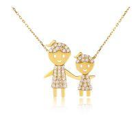 14 Ayar Anne Kız Kolye HSM10026