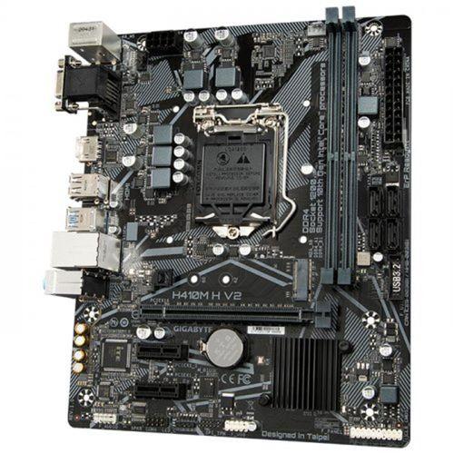 GIGABYTE H410M-H-V2, 2xDDR4, M.2, D-SUB, HDMI, 10.Nesil, LGA1200 Soket, Anakart