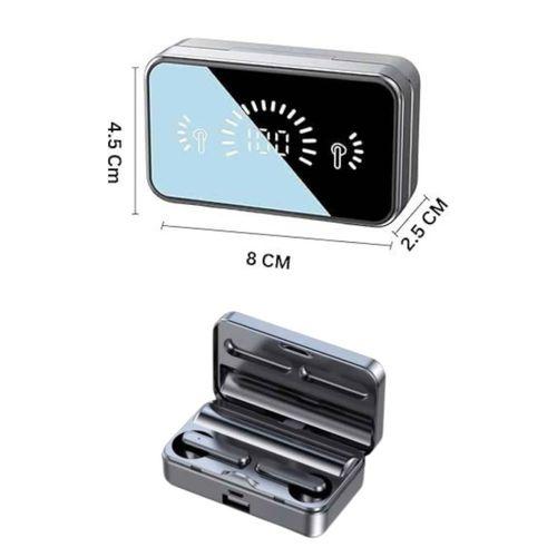 Powerbankli Bluetooth Kulaklık Yüksek Ses Aynalı Çift Dijital Gösterge Ekranı