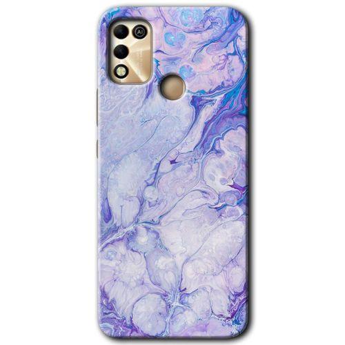 İnfinix Hot 11 Play Kılıf HD Desen Baskılı Arka Kapak - Spots Lilac