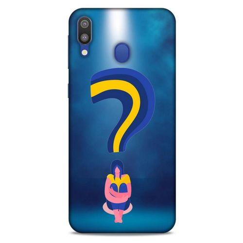 Samsung Galaxy M20 Kılıf Depresyon (12) Koruyucu Silikon Kırmızı Bordo