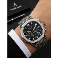 Frank Alex Design Erkek Kol Saati Çelik Kordon Takvimli Kadran Şık Premium 2 Yıl Garantili E07275.3