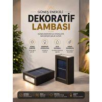 Bahçe Aydınlatması Solar Güneş Enerjili Dekoratik Led Işıklı Lamba