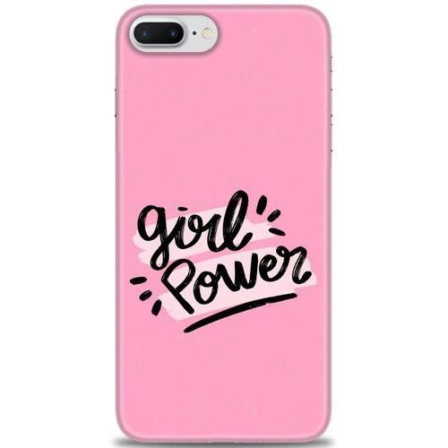 iPhone 7 Plus Kılıf HD Baskılı Kılıf - Girll Power + Tam Ekran Koruyucu
