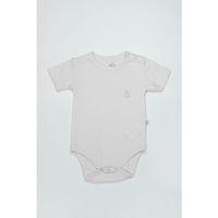 Bistyle Bistyle Organik Natural Basic Style Yarım Kol Body BS17103 Beyaz