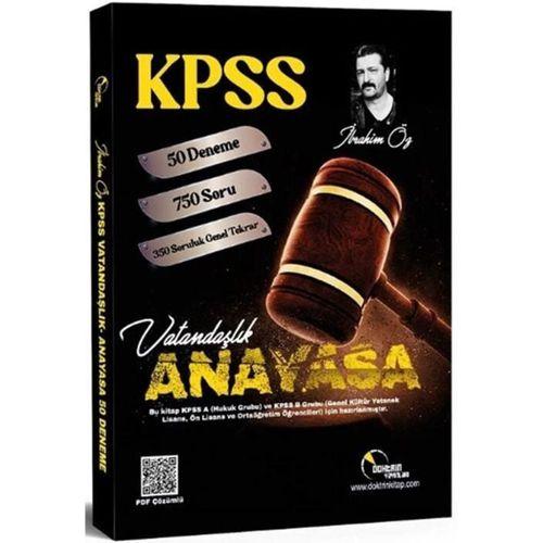 KPSS Vatandaşlık 50 Deneme ve Genel Tekrar Testi Doktrin Yayınları