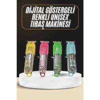 Tıraş Makinesi Renkli Dijital Göstergeli Epilasyon Öncesi Kısaltma Makinesi