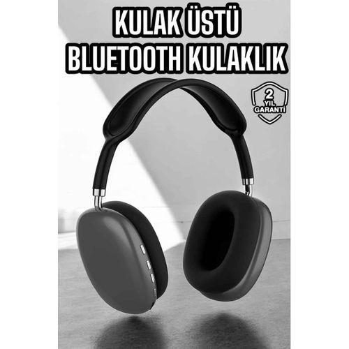 P9 Plus Kulaklık Siyah Bluetooth Bağlantılı Kulak Üstü Kablosuz Anc Özelliği