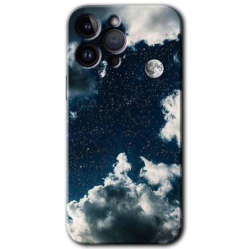 iPhone 14 Pro HD Baskılı Kılıf + 9D Tam Ekran Koruyucu - Gece Gökyüzü
