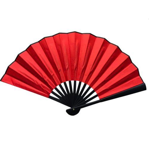 Plastik Kumaş Yelpaze 12'li Kırmızı